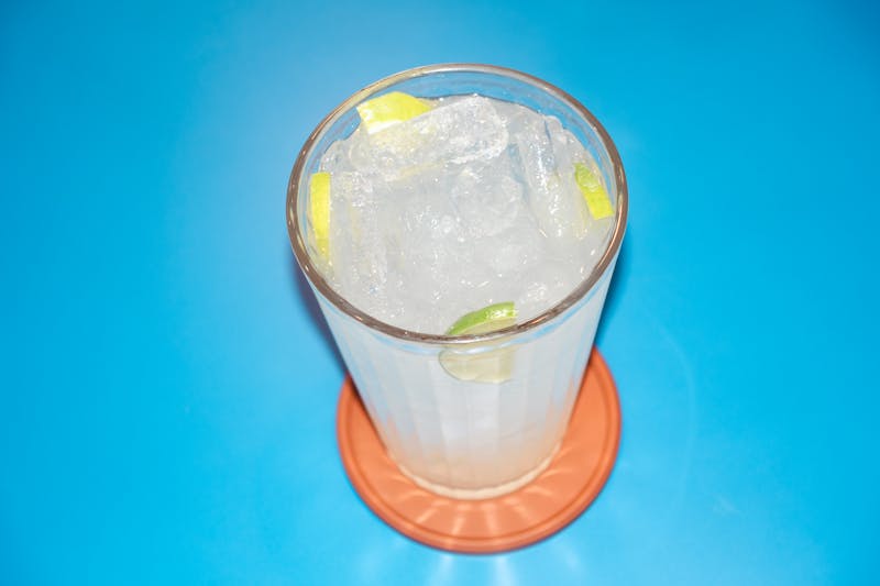Fresh lemonade with mint and citrus slices