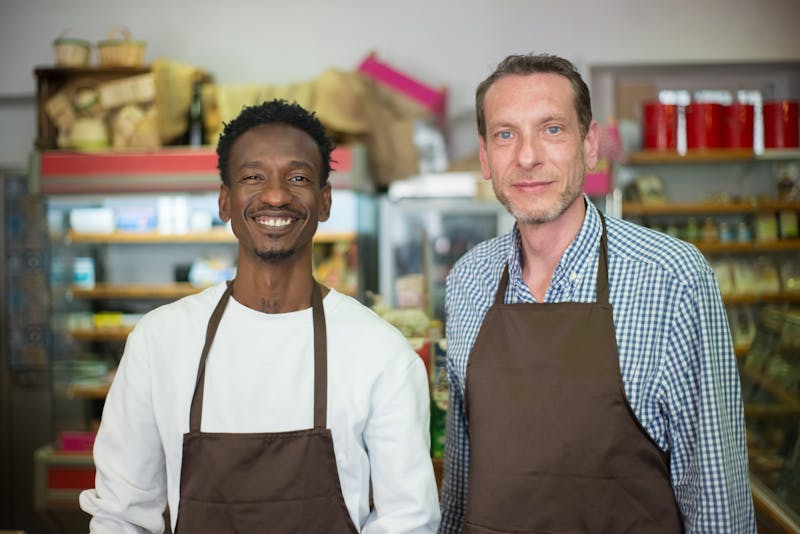 Restaurant owner portrait