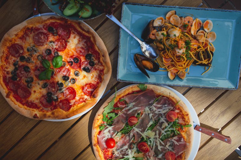 Healthy fresh ingredients and nutritious food choices at our pizzeria
